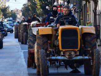 Proteste ale fermierilor în Grecia. FOTO ekathimerini.com