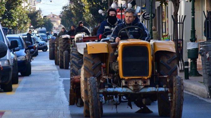 Proteste ale fermierilor în Grecia. FOTO ekathimerini.com