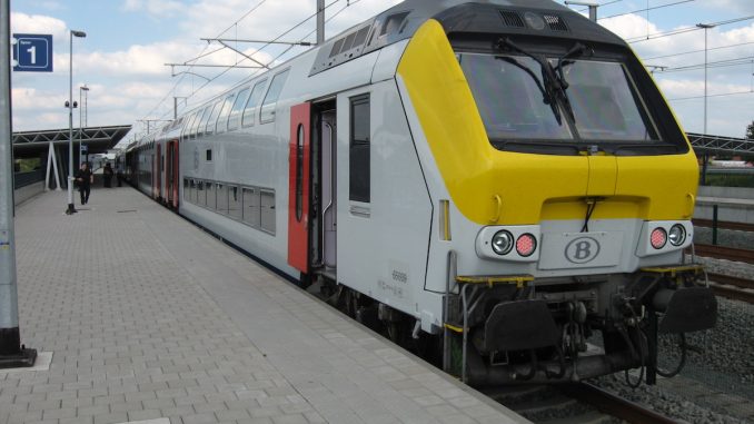 Tren în Belgia. FOTO Smiley.toerist