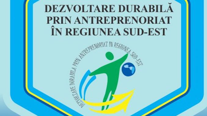 Afiș "Dezvoltare Durabilă Prin Antreprenoriat"