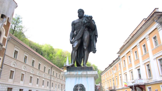 Statuia lui Hercule de la Băile Herculane. FOTO Adrian Boioglu