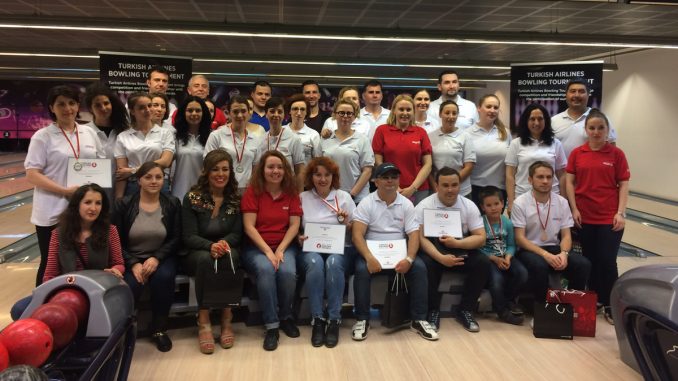 Campionatul de bowling pentru agențiile de turism, organizat de Turkish Airlines Constanța. FOTO GoNEXT