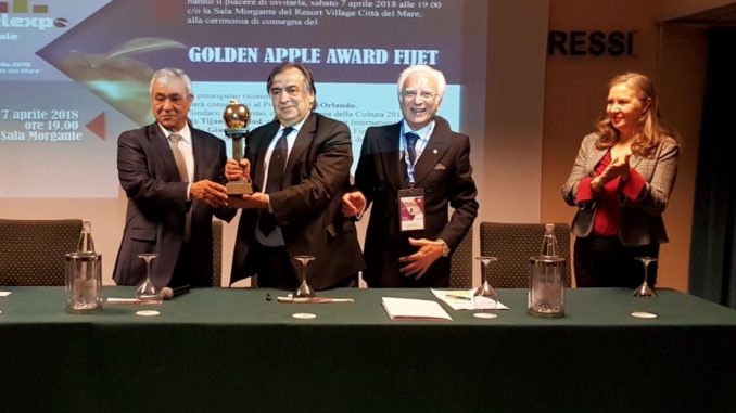 Premiul "Golden Apple" a fost acordat orașului Palermo în 2018. FOTO palermo.it