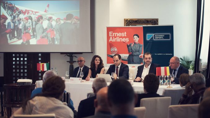 Lansare curse Ernest Airlines de la București. FOTO Ernest Airlines
