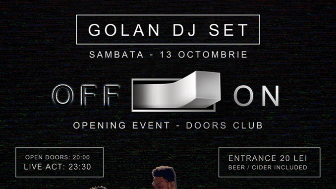 Golan DJ Set la Doors Club Constanța
