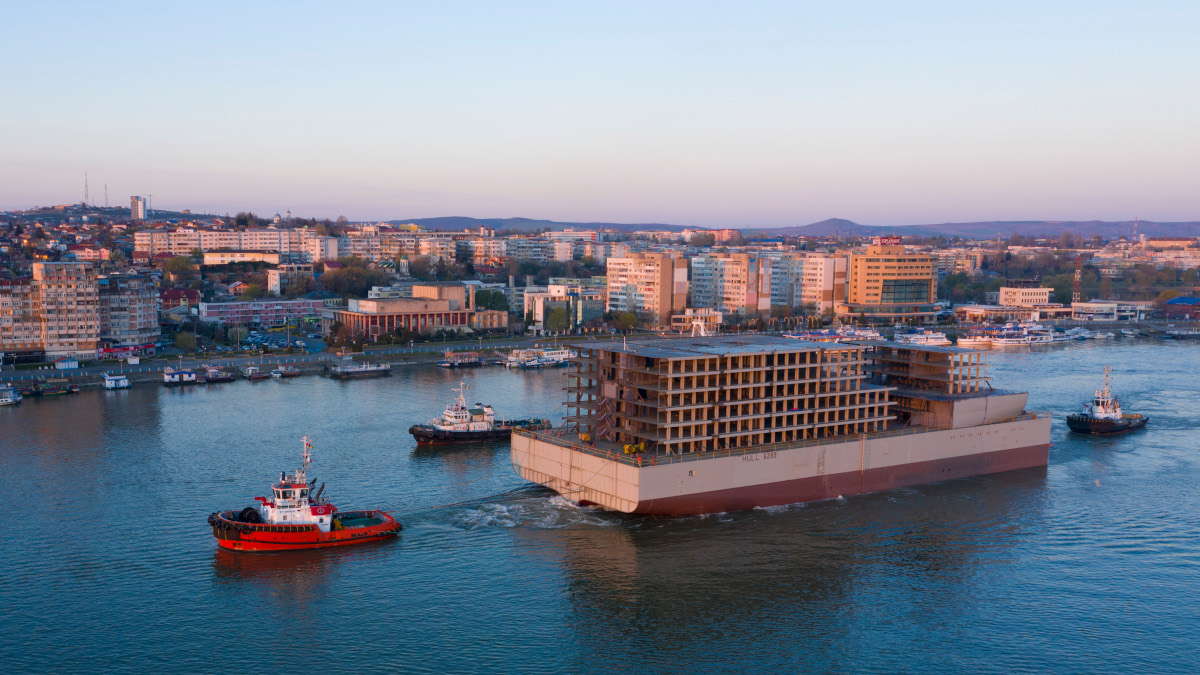 È™antierul Vard Tulcea A Livrat O NouÄƒ ComandÄƒ Pentru O NavÄƒ De CroazierÄƒ Gonext