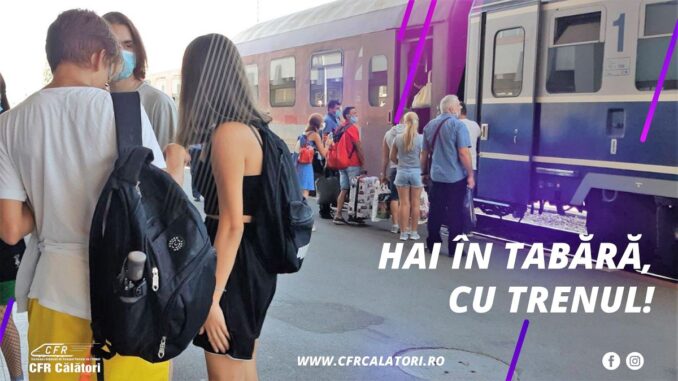 Hai in tabara cu trenul