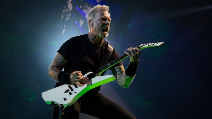 James Hetfield, solistul trupei Metallica. FOTO Metallica