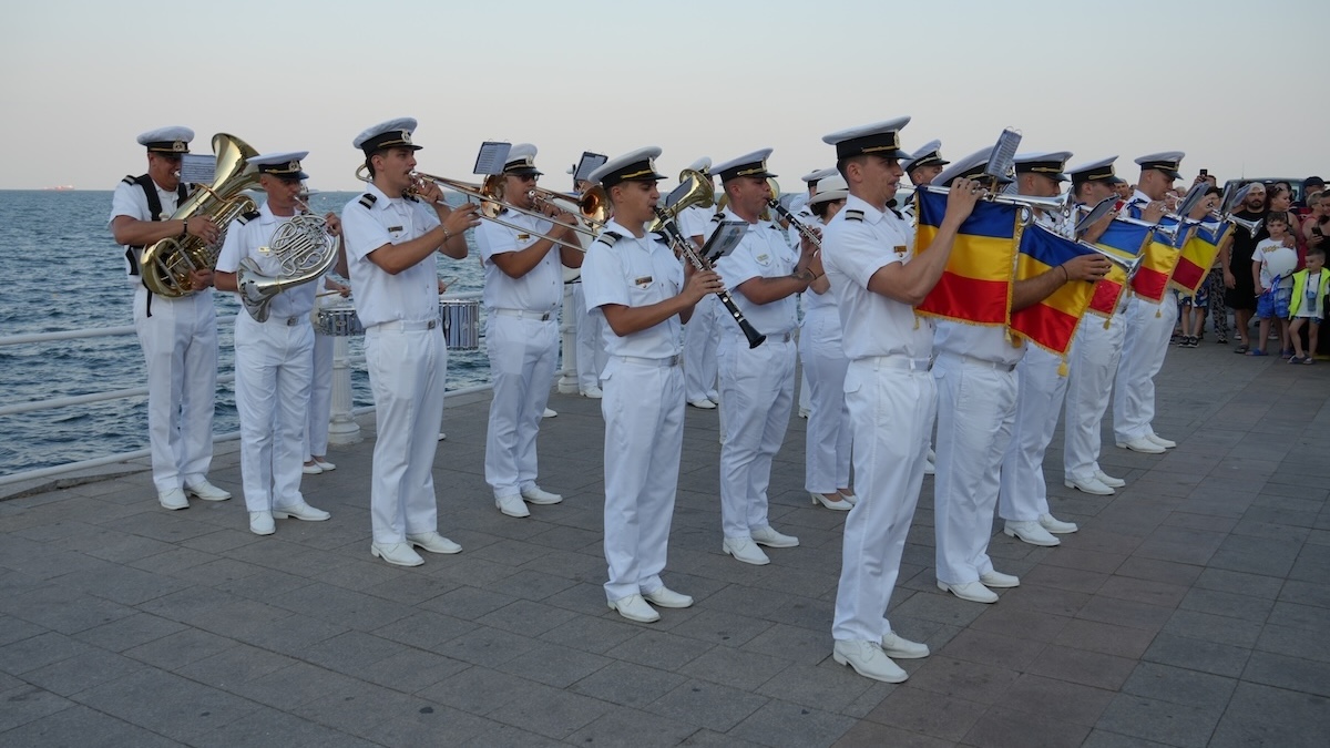 Fanfara Forțelor Navale, în concert. FOTO Ovidiu Oprea / GoNEXT.ro