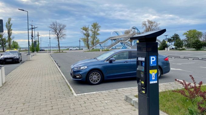 Parcare în Mamaia. FOTO Primăria Constanța