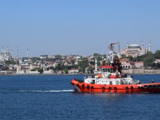 Istanbul, fotografie pe Bosfor